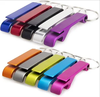 

Hot Sales Aluminum Bottle Opener Aluminium Alloy Bottle Opener Multi-color Selectable