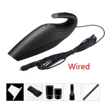 

Portable Wired Car Charger Vacuum Cleaner Auto 12V 120W 2500mAh Car Home Dual-Use Cleaner with Wet/Dry