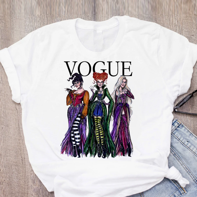Graphic Cartoon Printed Basic Maleficent Evil Queen Villain T-shirt Shirt Happy Halloween Female Tee Shirt Women Tops - Цвет: bvr9678