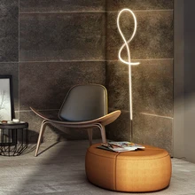 Сетчатый красный торшер ins, лампа для рыбалки, вертикальная, для гостиной, простая, современная, Скандинавская, для спальни, красивая, креативная, светодиодная, настольная лампа