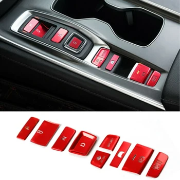 

Trim Panel Button Cover Red For Honda Accord 2018-2020 Vehicles 9pcs/Set