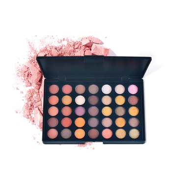 

35 Colors Eyeshadow Pallete Holographic 3D Eye Shadow Shiny Matte Makeup Metallic Diamond Pigment Powder Women Cosmetic TSLM3