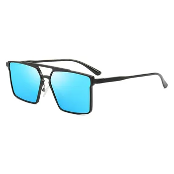 

Ellen Buty Brand Design Chameleon Sunglasses Men Polarized Square Aluminium Magnesium Photochromic Retro Driver Male Sun Glasses