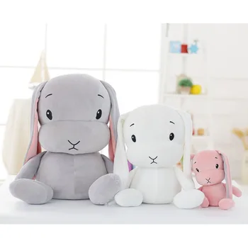 

Kids Baby Rabbit Sleep Accompany Children Portable Toy Soft Decoration Plush Doll Stuffed Cute Cartoon Animal Gift