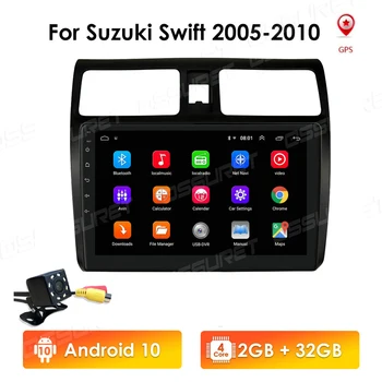 

2GB 32GB 9 Inch Android 10 2 Din Car Radio Multimedia Player For Suzuki Swift 2005 2006 2007 2008-2010 GPS Navigation with WIFI