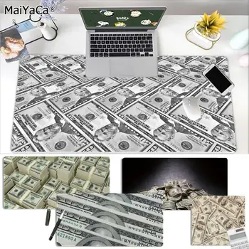

MaiYaCa Retro Dollar Bills Large Mouse pad PC Computer mat Speed/Control Version Large Gaming Mouse Pad
