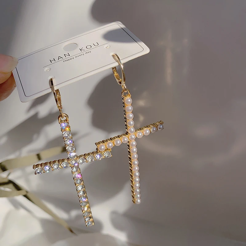 Fancy Hollow Dream Catcher Leaf Feather Shiny Crystals Drop Dangle Earrings For Women Party Jewelry Korean Hanging CZ Earrings