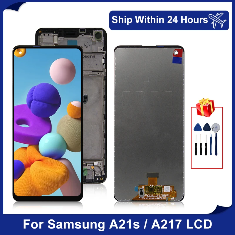 6 5 &quotдля Samsung Galaxy дисплей A21S A217F A217 LCD сенсорный экран дигитайзер для A202F/DS A202H