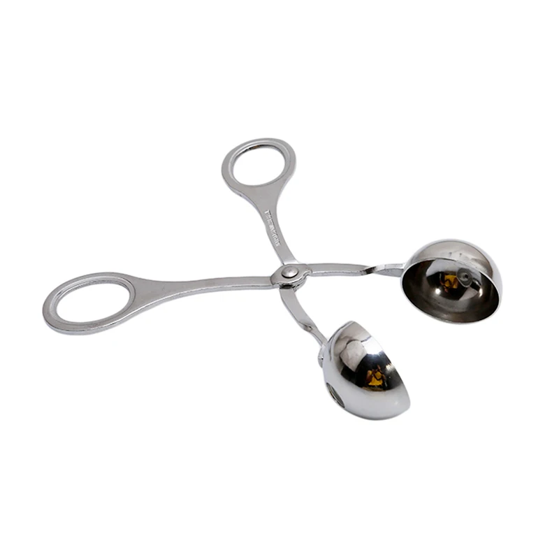 Stainless Steel Meatball Maker Spoon Kitchen Tools Shrimp Balls Mold Digging Ball Spoon Japanese Snack Foods Fish Balls Tools