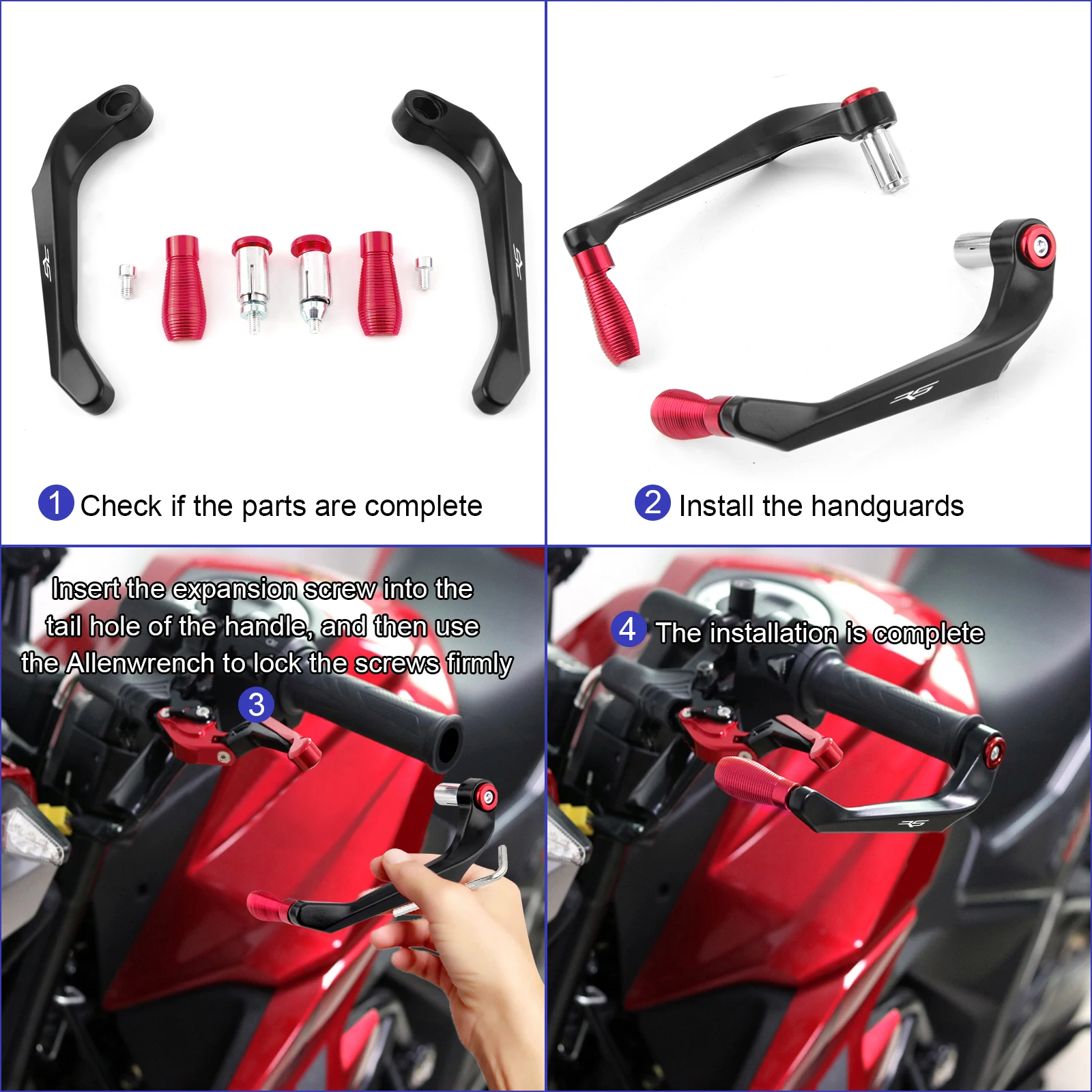 For APRILIA RS125 RS 125 1996-2010 Motorcycle Accessories Handlebar Grips Guard Clutch Levers Guard Protector - AliExpress