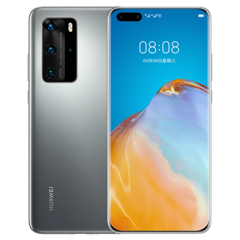 Мобильный телефон Huawei P40 Pro мобильный с OLED дисплеем 6 58 дюйма Восьмиядерный