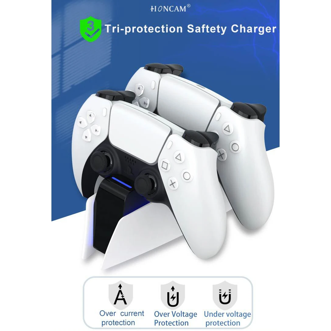Charger For Sony Play Station Playstation PS 5 PS5 Controller Control Dualsense Stand Accessories Gamepad Support Command Holder