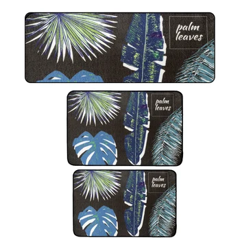 

Mat Bathroom Mat Skid Resistant Nylon Palm Leaf Sofa Dining Room Floor Bedroom