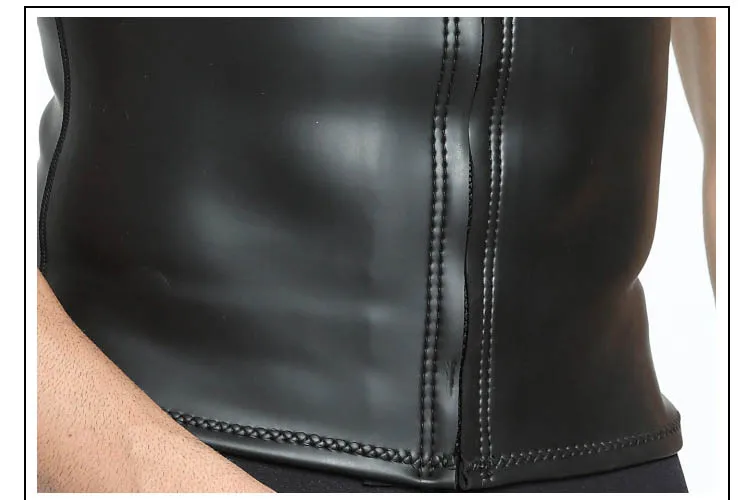 Description Picture 5 of itemLeather Wetsuit For Men And Women, Diving Vest & Diving Shorts, Spearfishing Suit, Snorkeling Surfing Swimwear, 2mm CR Neoprene