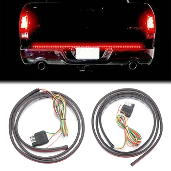 

LED Strip 5-Function Pickup Truck Tailgate Bar Brake Turn Signal Light Brake Stop Light For Most Truck SUV Jeeps And RV