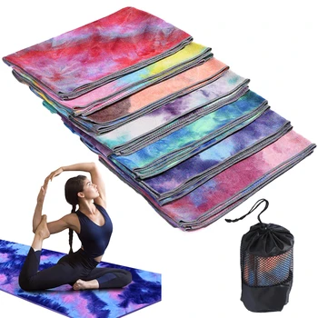 

Fitness Towel 63 * 183cm Printed Yoga Mat Microfiber Non-slip Tie-dye Sports Beach Swimming Quick-drying Yoga Shop Towel