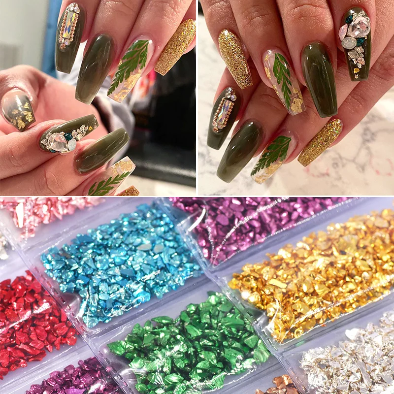 1 пакет красочных камней Стразы для ногтей красивые украшения розовое золото