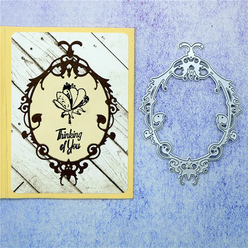 

GJCrafts Cards Making Metal Cutting Dies Lace Frame for DIY Scrapbooking Photo Album Embossing Paper Decorative Crafts Die Cut