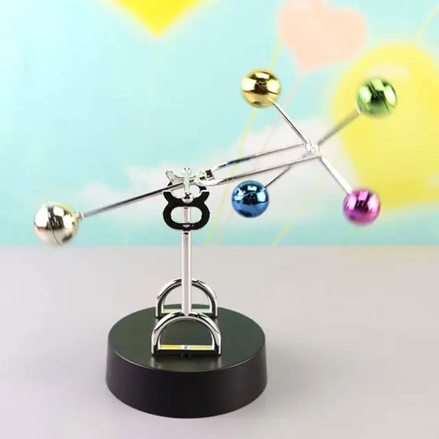 Gadget tournant orbitale cinétique, mouvement perpétuel, décor de bureau,  jouet artistique, cadeau, ensemble de bureau - AliExpress