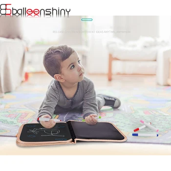

BalleenShiny Baby Drawing Book Toys Kids DIY Painting BlackBoard With Pen Coloring Book Doodle Board For Child Toys Gift