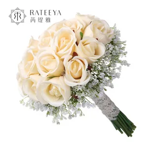Европейский стиль Творческая модель Boquet подсвечник, декоративные изделия имитация цветов Свадебный букет луч свадебные принадлежности весь