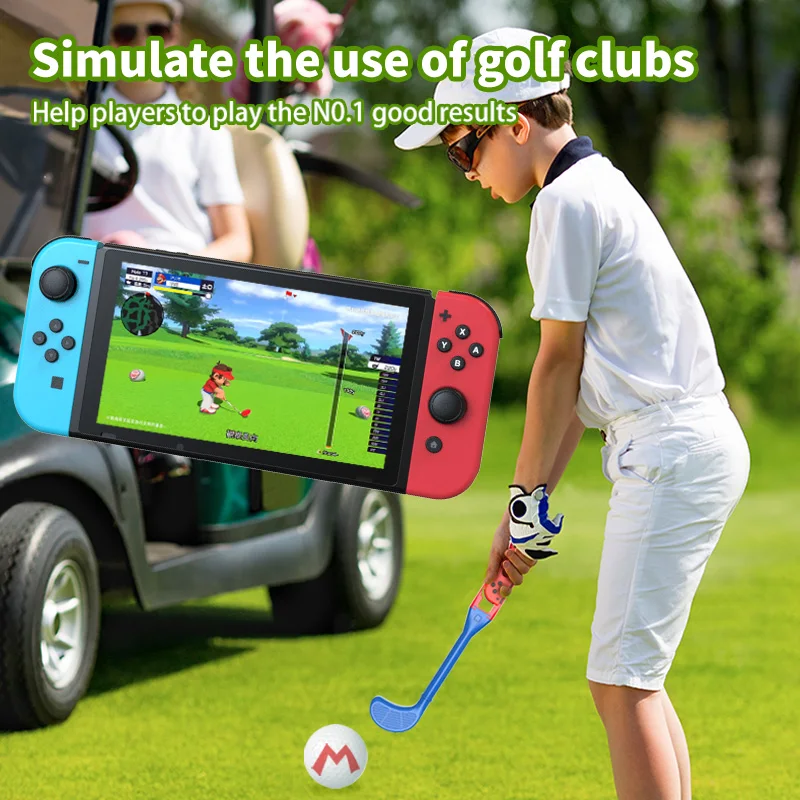 Golf Grips Clubs 2 Pieces Set Compatible With Mario Super Rush For Nintendo Switch Joy Pad | Электроника