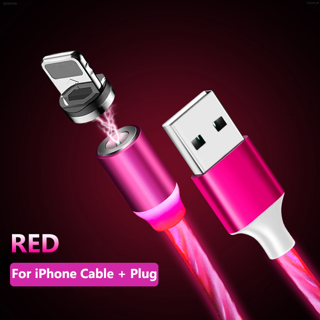 Light Rotate Magnetic Cable Type C Micro USB 360° For Xiaomi 11T 11 Pro Ultra 10 9 Poco F2 pro F3 M3 X3 Moto G60 Edge 20