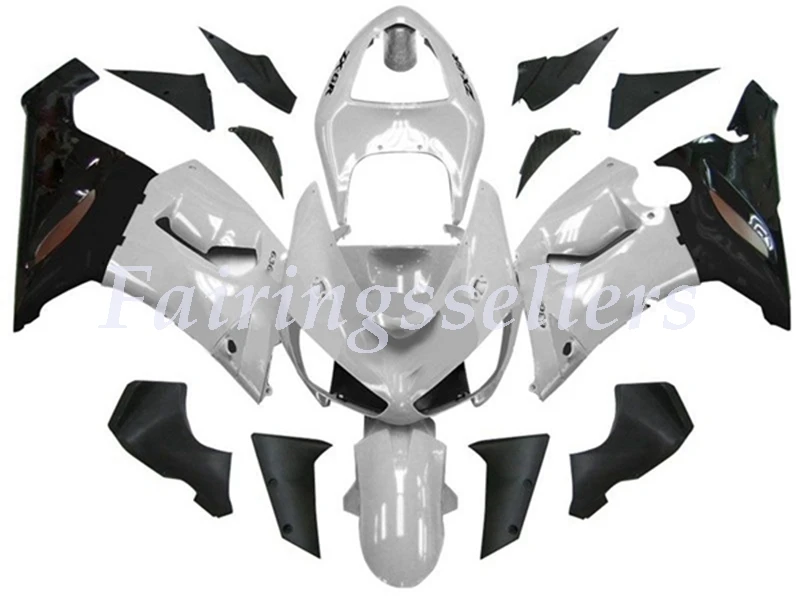 

OEM Quality Injection Mold Motorcycle New ABS Fairings kits Fit For kawasaki Ninja ZX-6R ZX6R 636 2005 2006 05 06 Silver Black