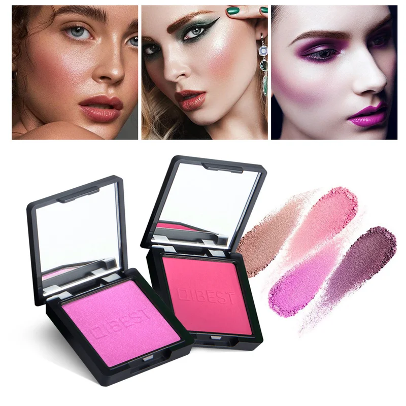 

1 Pc Natural Blush Baked Cheek Face Blusher Texture Baked Blush Face Base Mineral Blusher Palette Blush Makeup 8 Colors