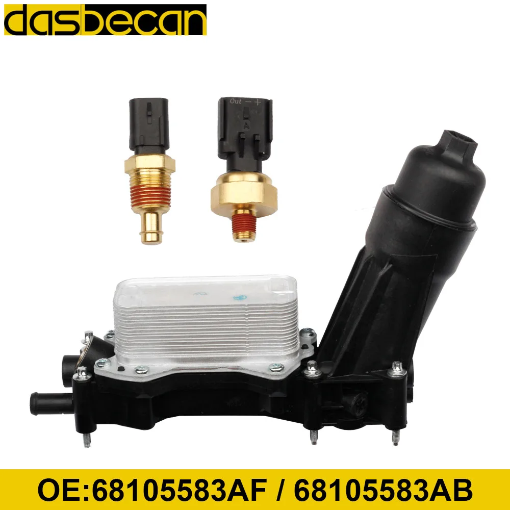 Корпус адаптера масляного фильтра двигателя для Chrysler Dodge Charger Durango Grand Caravan Jeep Wrangler
