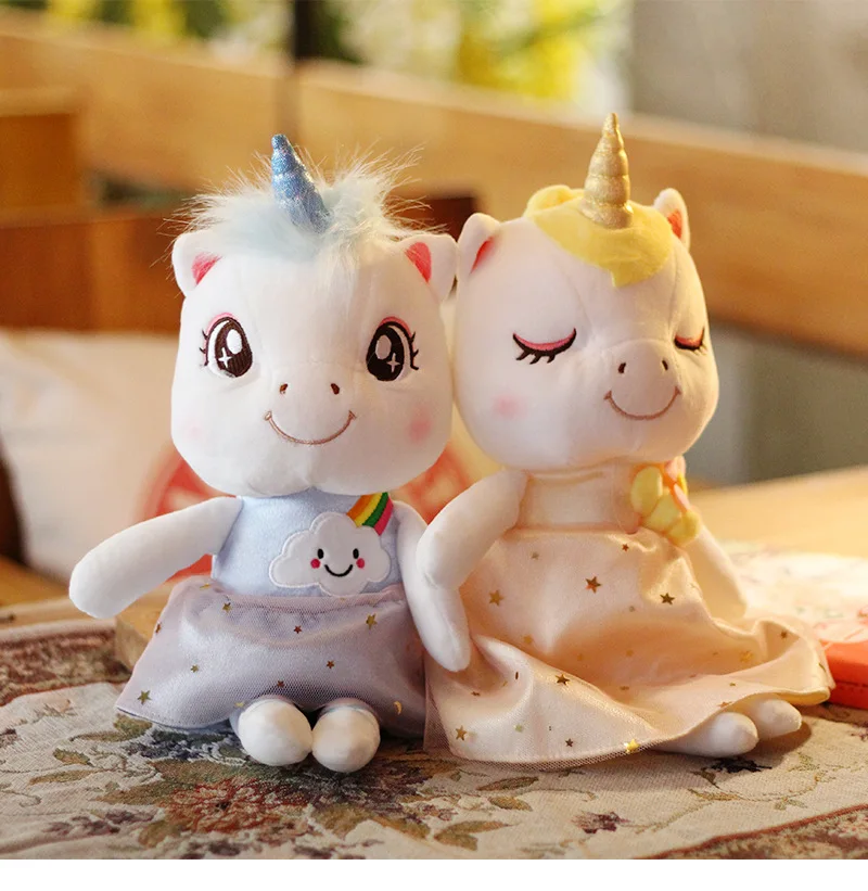 Soft Unicorn Plush Toys Lovely Kawaii Stuffed Animal Unicorn Doll Pillow Toys For Children Creative Birthday Gift for Girls (9)