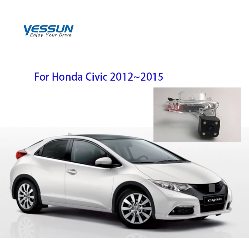 Камера заднего вида Yessun для Honda civic 9 FB2 FB3 9TH sedan 2012 2013 2014 2015 2016 CCD камеры/камеры