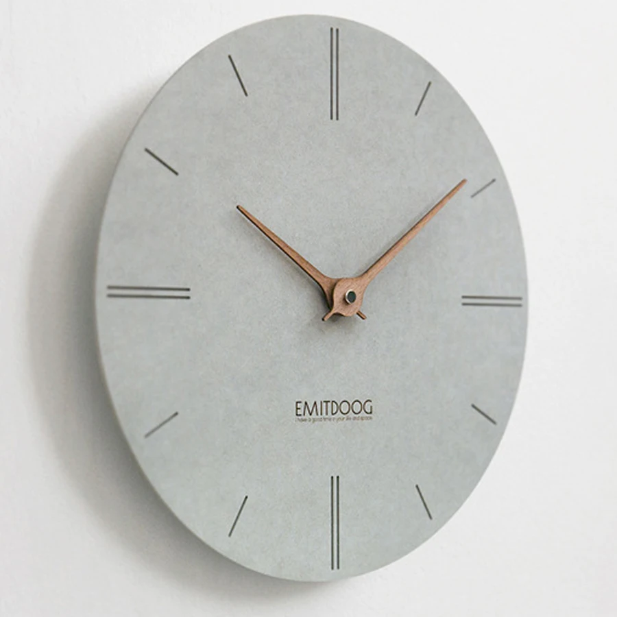 Большие деревянные настенные часы простой современный дизайн для гостиной скандинавские короткие деревянные настенные домашние декоративные часы бесшумные 15 дюймов