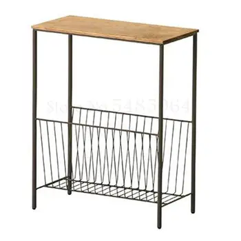 

Rix Japanese Style Sofa Narrow Side Cabinet Side Iron Iron Narrow Side Table Mobile Small Coffee Table Mini Corner Side