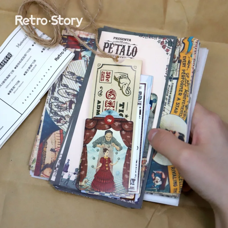 12sets/1lot Retro scene Diary Planner Decorative Mobile Stickers Scrapbooking Craft Stationery Stickers