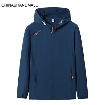 

2020 Male Plus Fat Plus Size Leisure Sports With Cap Skin Clothing Male Fat Man Light And Thin Sun Protection Clothing