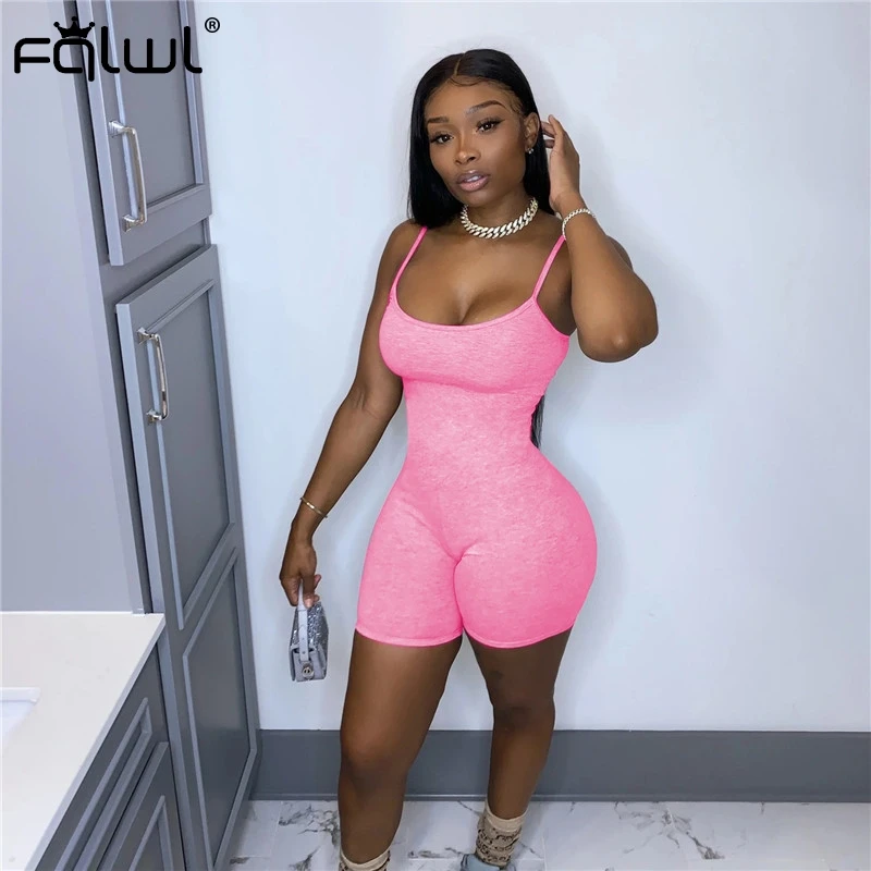 pink bodycon jumpsuit