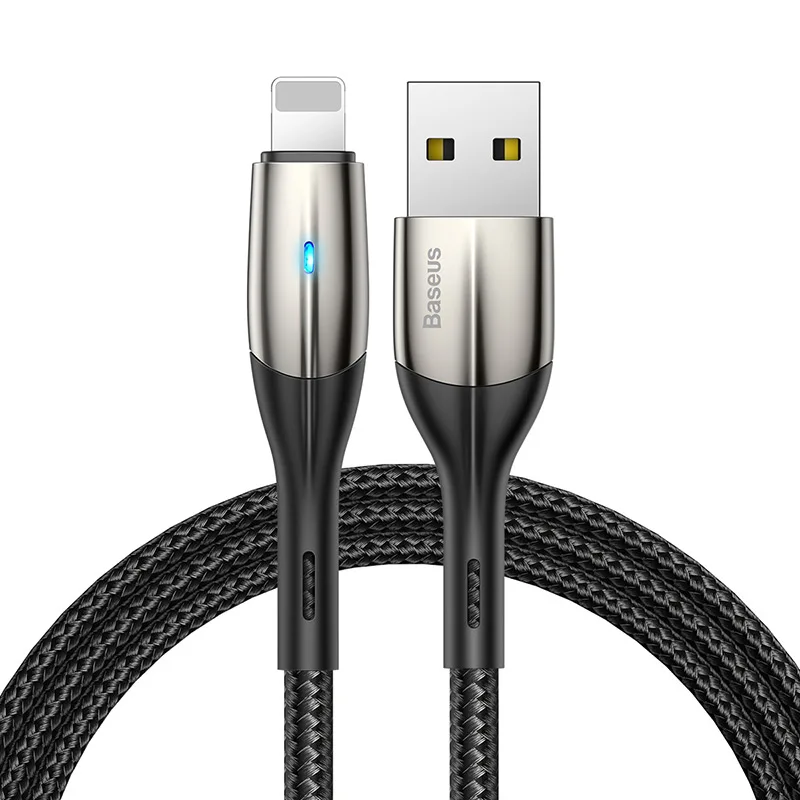 USB to Lightning B usb кабель lightning для iPhone 11 pro xs max xr 8 7 6s plus 5S ipad зарядное устройство PD Быстрая зарядка данных короткий 0,5 м 2 м светодиодный - Цвет: USB to Lightning B