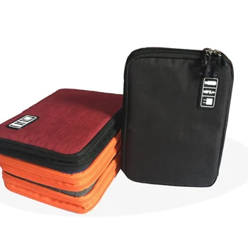 

waterproof earphone wire organizer USB data cable pen power bank travel storage box digital gadget devices case Protection Bag
