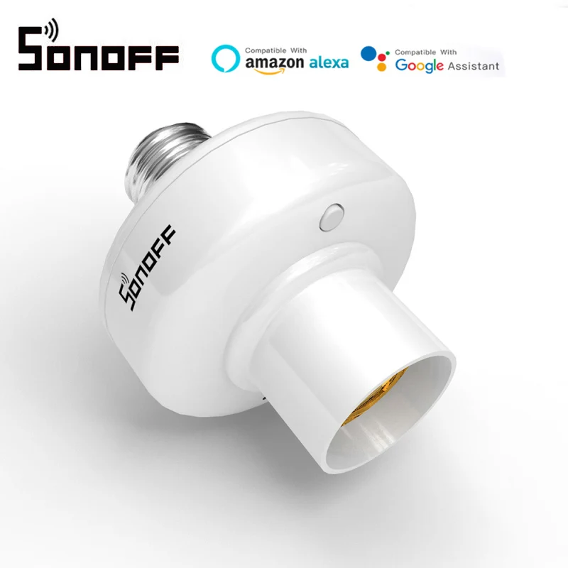 4 шт. SONOFF Slampher R2 E27 смарт лампочка WiFi держатель переключатель 433 МГц RF беспроводная