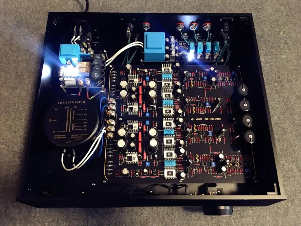 W1000 конечная сбалансированная preamp с oled-дисплеем готовая машина/с пультом дистанционного управления