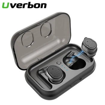 

T8 Touch Control Wireless Earphone TWS Sport Bluetooth V5.0 Headset True Earbuds Bass 6D Stereo Head-free IPX5 Waterproof