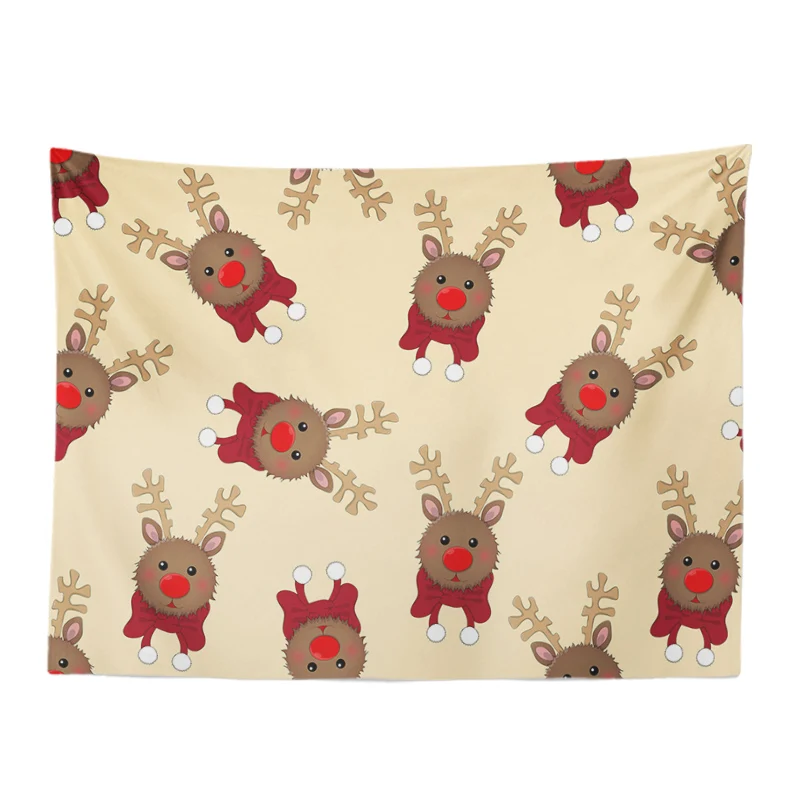 Классический гобелен с животными Мопс шляпа птица кошка Moose лук гостиная настенные декорации суккулент Подарочная коробка полиэфирное одеяло - Цвет: 4