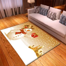 Рождественский Большой ковер для гостиной яркий цвет без запаха противоскользящие тонкие легкие мягкие фланелевые декоративные ковры для спальни
