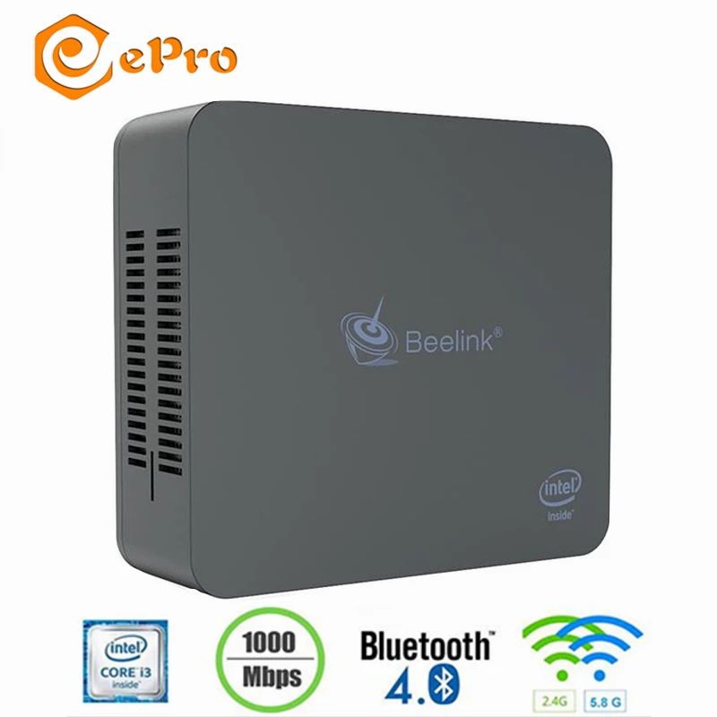 U55 Мини ПК 8 Гб 256 ГБ 512 в i3 500U двухъядерный HD графика 5500Beelink BT4.0 Win10 2 4G + 5 8G WIFI ПК|Мини