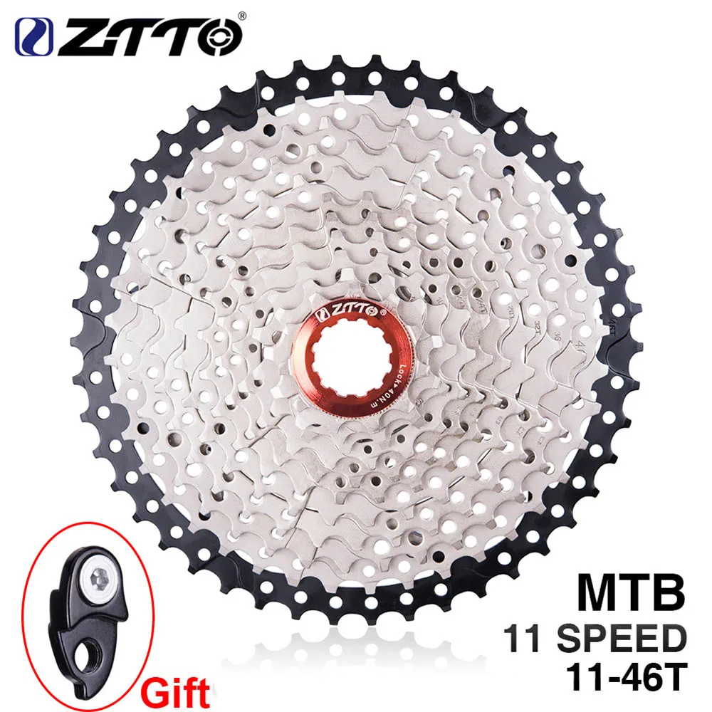 11s 46T BLACKSILVER ZTTO MTB 11 скоростная велосипедная кассета 11-46T 11 s HG Запчасти для горного велосипеда 11 скоростная Звездочка 11 в маховик - Цвет: 11s 46T BLACKSILVER