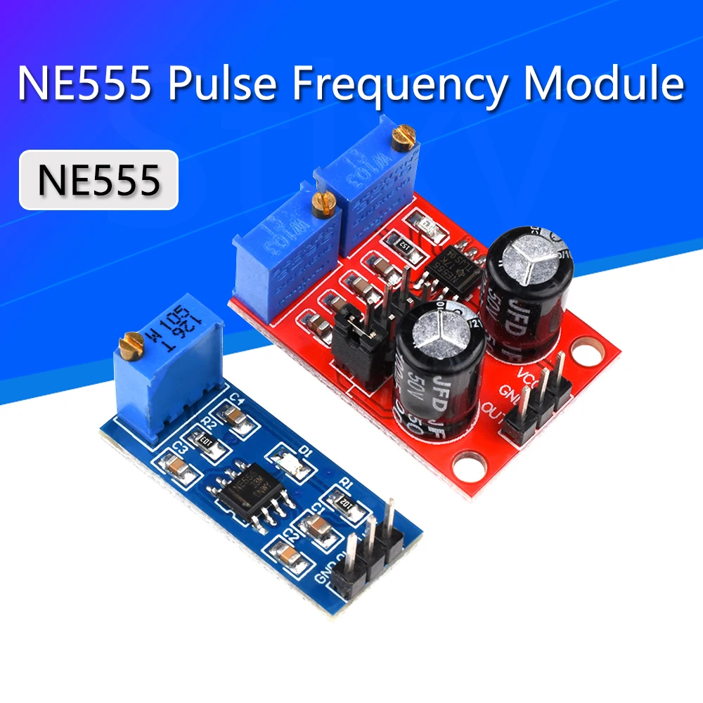 NE555 Pulse Frequency Duty Cycle Adjustable Module Square Wave 5V 12V ...