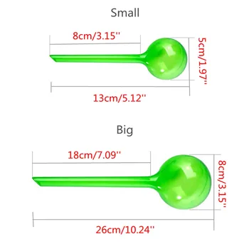 

New Portable Flower Automatic Watering Device Houseplant Plant Pot Bulb Globe Water Cans Garden House Waterer Water Cans 2 Size