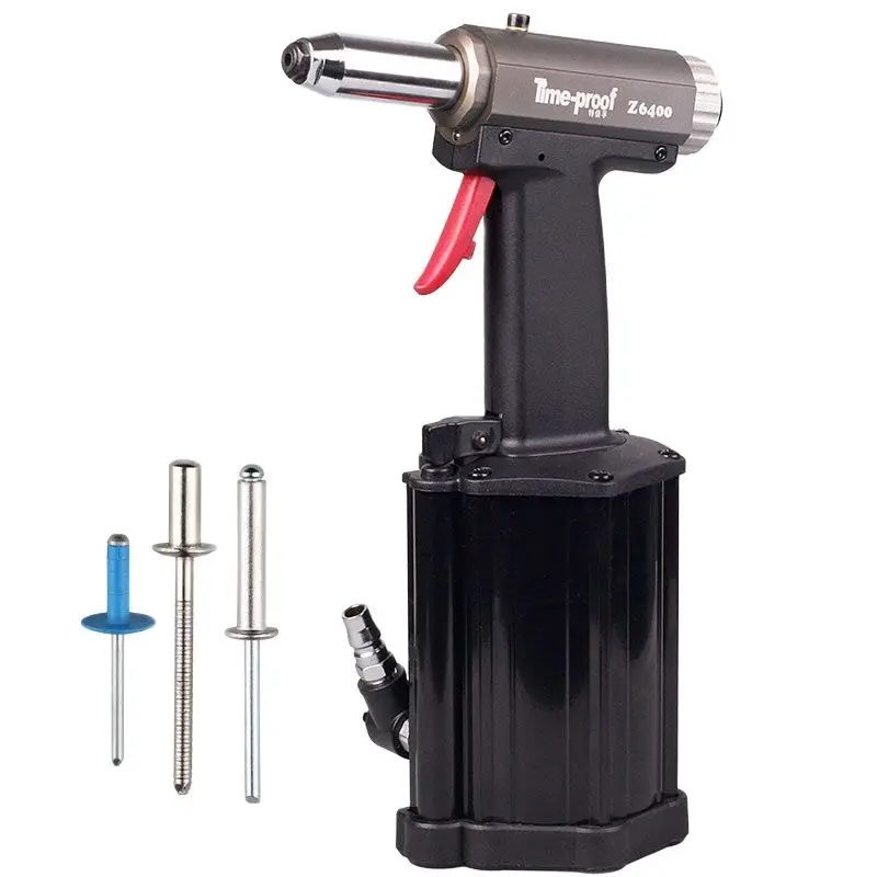Up To 6.4mm Air Rivet Gun Pneumatic Riveting Tool Riveter For 4.06.4