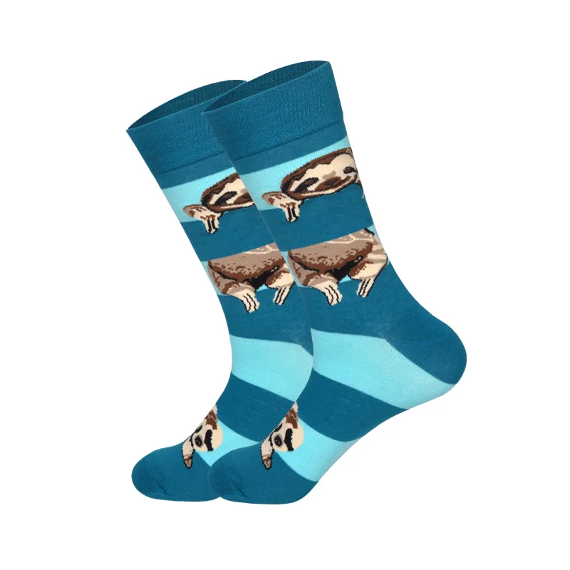 LIONZONE Men&Women Cotton Cartoon Animals Crocodile Dog Sheep Shark Socks Men Fashions Winter Trends Crew Socks Dropshipping